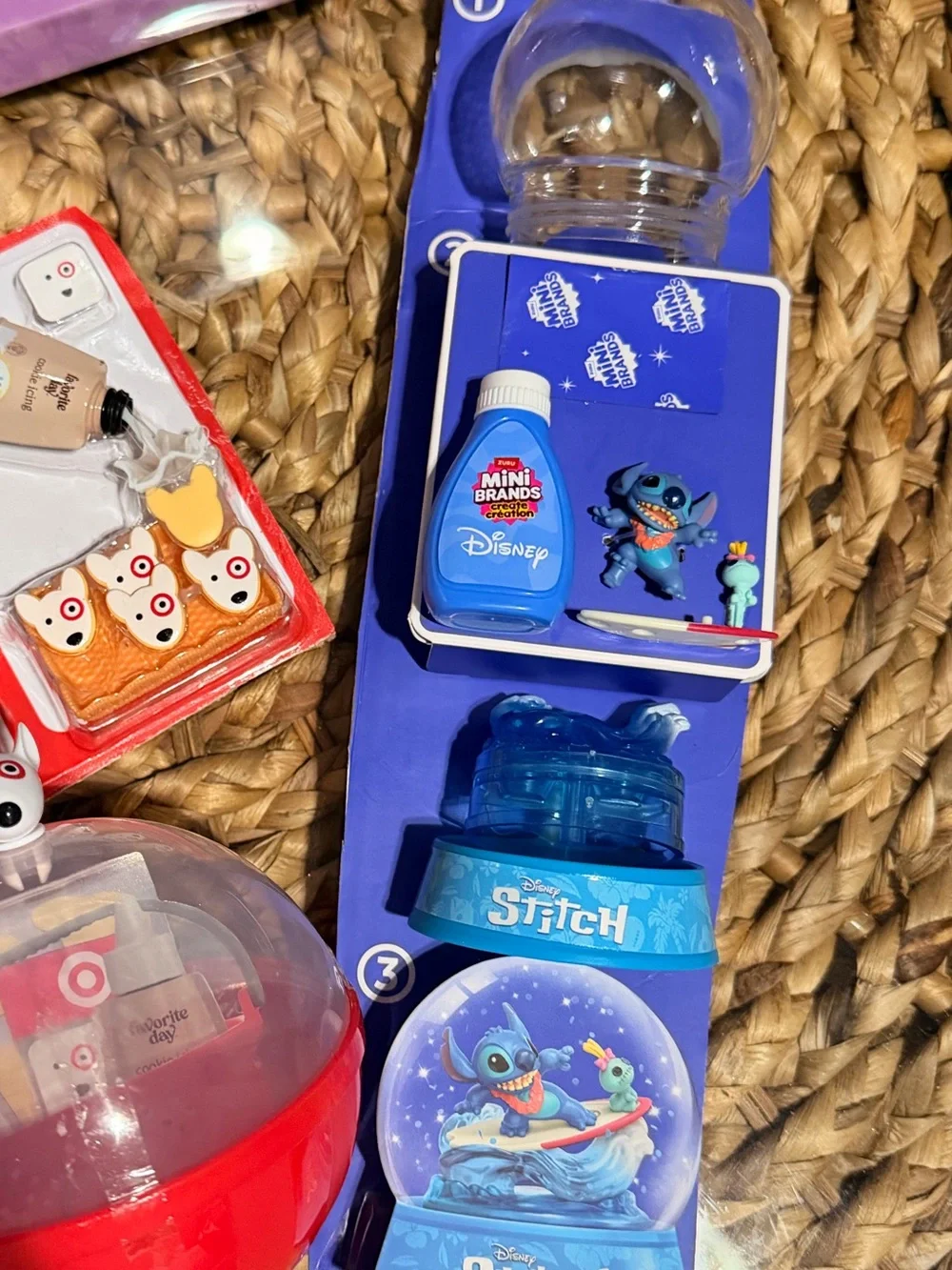 Mini Brands & Miniverse Collector Bundle Disney Stitch, Target Bullseye & More!